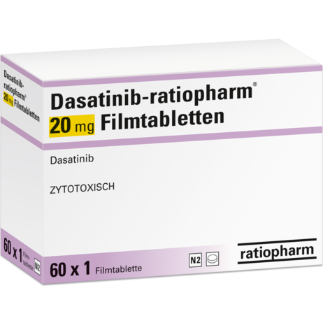 Dasatinib-ratiopharm® 20&nbsp;mg Filmtabletten