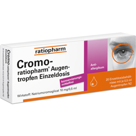 Cromo-ratiopharm® Augentropfen Einzeldosis