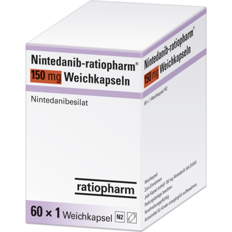 Nintedanib-ratiopharm® 150&nbsp;mg Weichkapseln