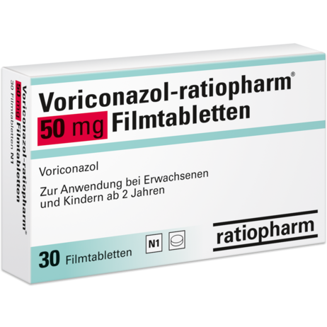 Voriconazol-ratiopharm® 50&nbsp;mg Filmtabletten