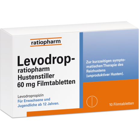 Levodrop-ratiopharm Hustenstiller 60&nbsp;mg Filmtabletten