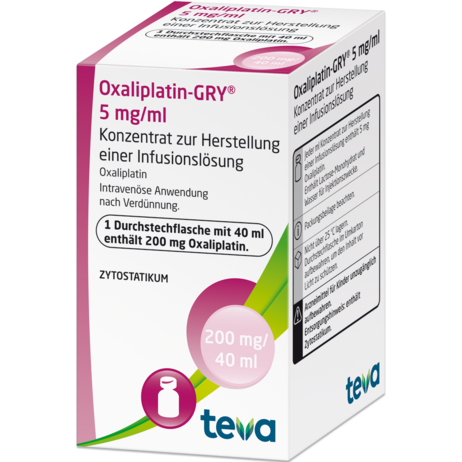 OxaliplatinGRY® 5 mg/ml Konzentrat zur Herstellung einer