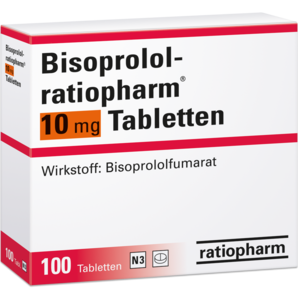 Bisoprolol-ratiopharm® 10 mg Tabletten