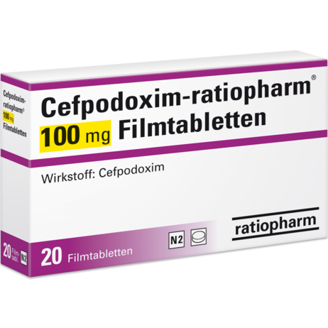 Cefpodoxim-ratiopharm® 100&nbsp;mg Filmtabletten
