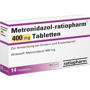 Metronidazol-ratiopharm® 400 mg Tabletten