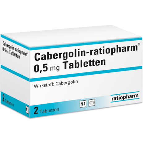 Cabergolin-ratiopharm® 0,5&nbsp;mg Tabletten