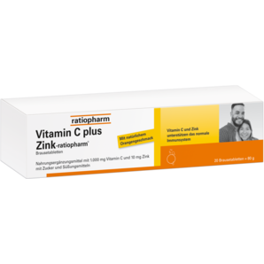Vitamin C plus Zink-ratiopharm® Brausetabletten