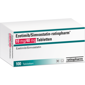 Ezetimib/Simvastatin-ratiopharm® 10 mg/40 mg Tabletten