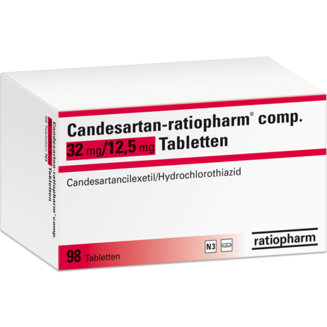 Candesartan-ratiopharm® comp. 32 mg/12,5 mg Tabletten