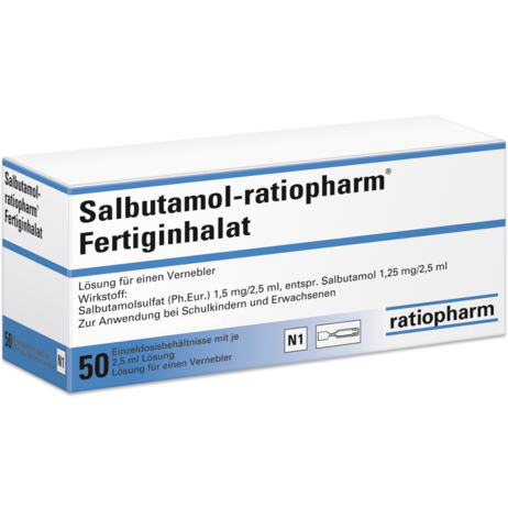 Salbutamol-ratiopharm® Fertiginhalat