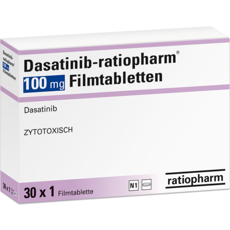 Dasatinib-ratiopharm® 100&nbsp;mg Filmtabletten