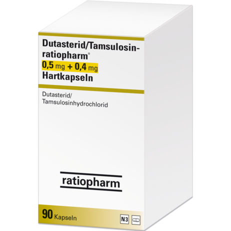 Dutasterid/Tamsulosin-ratiopharm® 0,5&nbsp;mg/0,4&nbsp;mg Hartkapseln
