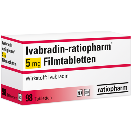 Ivabradin-ratiopharm® 5&nbsp;mg Filmtabletten