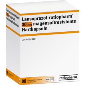 Lansoprazol-ratiopharm® 30 mg magensaftresistente Hartkapseln