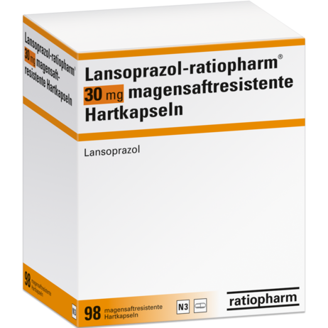 Lansoprazol-ratiopharm® 30&nbsp;mg magensaftresistente Hartkapseln