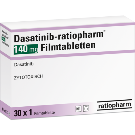 Dasatinib-ratiopharm® 140&nbsp;mg Filmtabletten