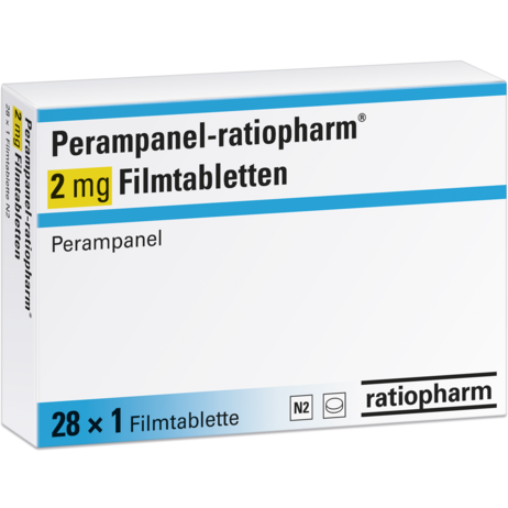 Perampanel-ratiopharm® 2&nbsp;mg Filmtabletten