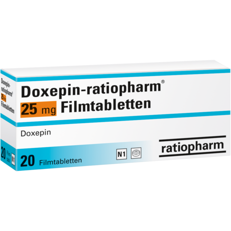 Doxepin-ratiopharm® 25&nbsp;mg Filmtabletten