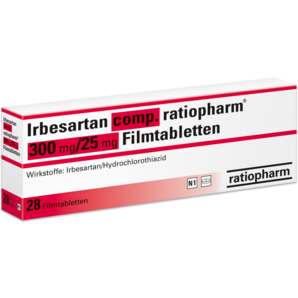 Irbesartan comp. ratiopharm® 300 mg/25 mg Filmtabletten