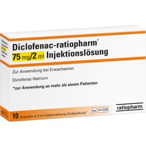 Diclofenac-ratiopharm® 75 mg/2 ml Injektionslösung