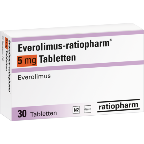 Everolimus-ratiopharm® 5&nbsp;mg Tabletten