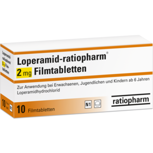 Loperamid-ratiopharm® 2 mg Filmtabletten
