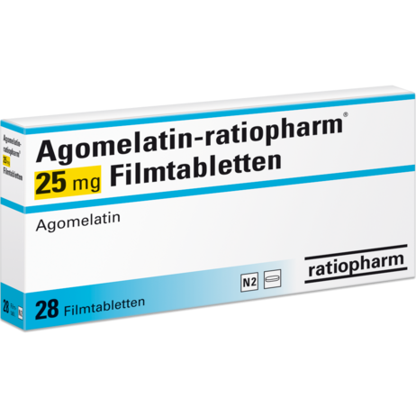 Agomelatin-ratiopharm® 25&nbsp;mg Filmtabletten