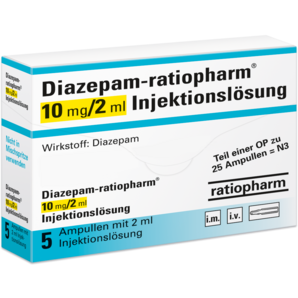 Diazepam-ratiopharm® 10 mg/2 ml Injektionslösung