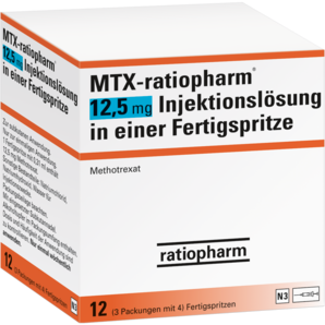 MTX-ratiopharm® 12,5 mg Injektionslösung in einer Fertigspritze