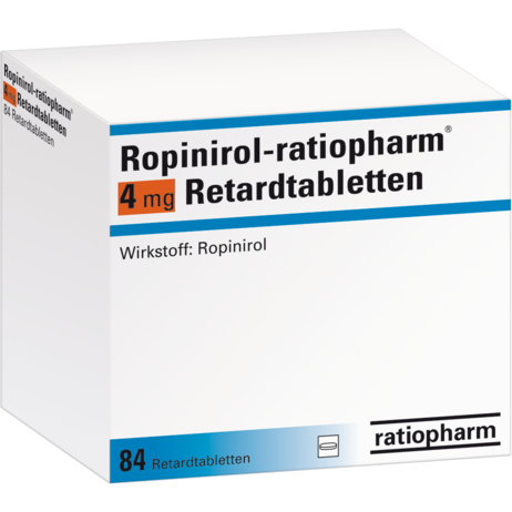Ropinirol-ratiopharm® 4&nbsp;mg Retardtabletten