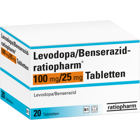 Levodopa/Benserazid-ratiopharm® 100&nbsp;mg/25&nbsp;mg Tabletten