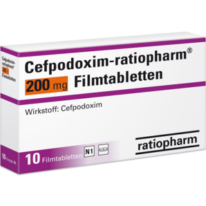Cefpodoxim-ratiopharm® 200 mg Filmtabletten