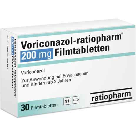 Voriconazol-ratiopharm® 200&nbsp;mg Filmtabletten