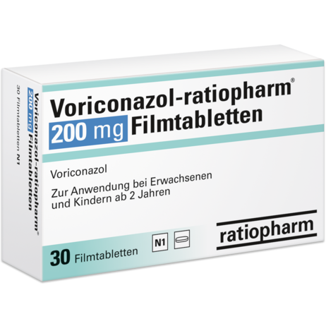 Voriconazol ratiopharm 200 Mg Filmtabletten Ratiopharm GmbH