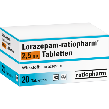 Lorazepam-ratiopharm® 2,5&nbsp;mg Tabletten