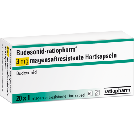 Budesonid-ratiopharm® 3&nbsp;mg magensaftresistente Hartkapseln