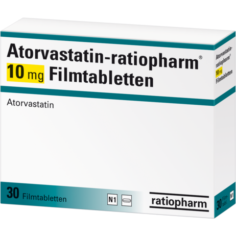 Atorvastatin-ratiopharm® 10&nbsp;mg Filmtabletten