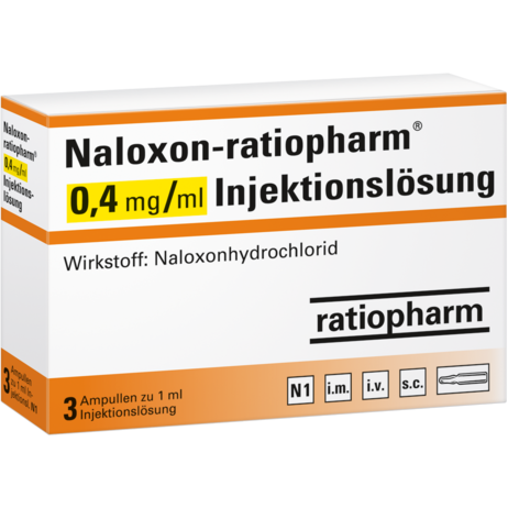 Naloxon-ratiopharm® 0,4&nbsp;mg/ml Injektionslösung