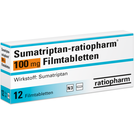 Sumatriptan-ratiopharm® 100&nbsp;mg Filmtabletten