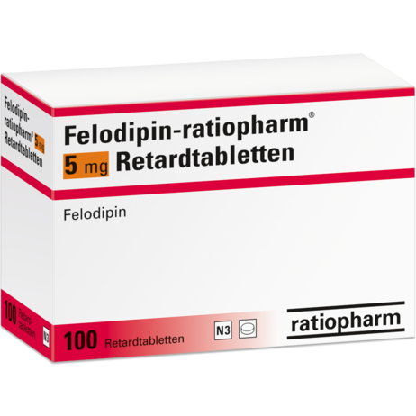 Felodipin-ratiopharm® 5&nbsp;mg Retardtabletten