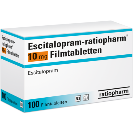 Escitalopram-ratiopharm® 10&nbsp;mg Filmtabletten