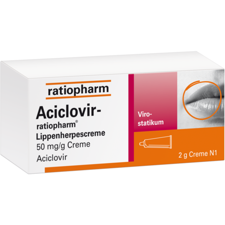 Aciclovir-ratiopharm® Lippenherpescreme