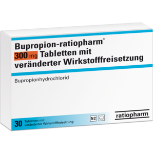 Bupropion-ratiopharm® 300 mg Tabletten mit veränderter Wirkstofffreisetzung
