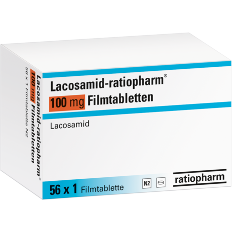 Lacosamid-ratiopharm® 100&nbsp;mg Filmtabletten