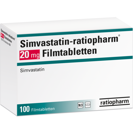 Simvastatin-ratiopharm® 20&nbsp;mg Filmtabletten