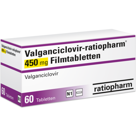 Valganciclovir-ratiopharm® 450&nbsp;mg Filmtabletten