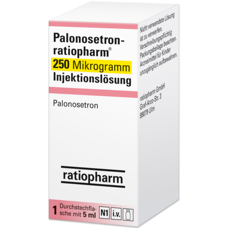 Palonosetron-ratiopharm® 250&nbsp;Mikrogramm Injektionslösung