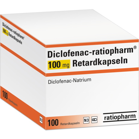 Diclofenac-ratiopharm® 100&nbsp;mg Retardkapseln