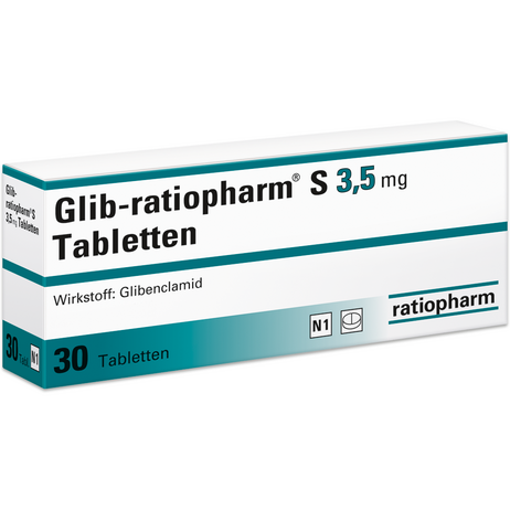 Glib-ratiopharm® S 3,5&nbsp;mg Tabletten