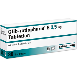 Glib-ratiopharm® S 3,5 mg Tabletten